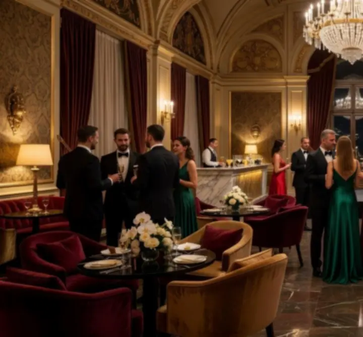Elegáns rendezvényhelyszín hangulatos megvilágítással